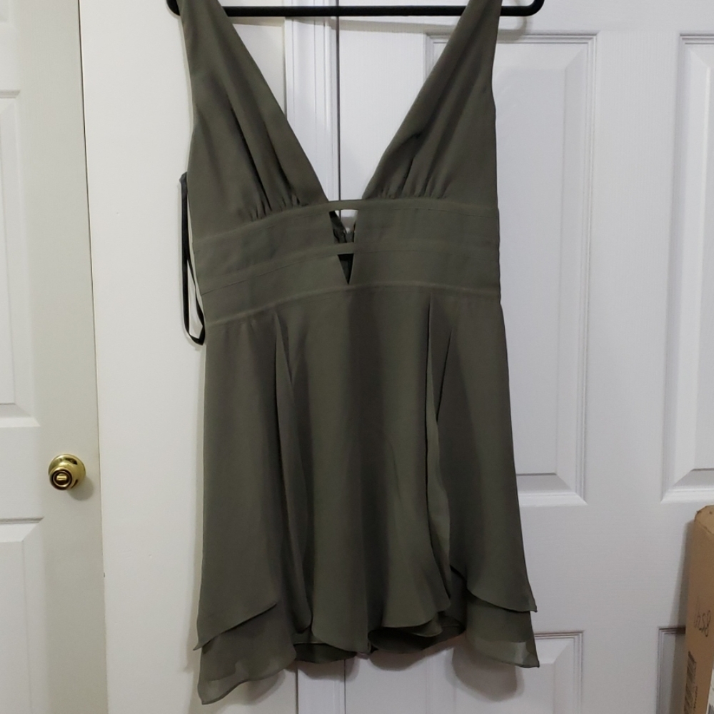 Bebe party dress club. Green size 10